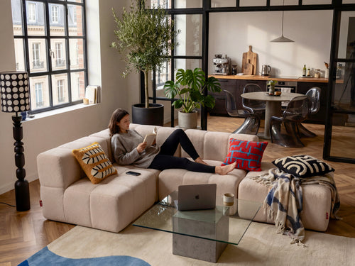 4 Teiliges Modulares Sofa – Beige