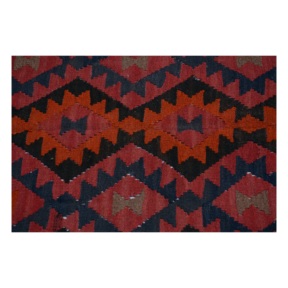Vintage -Handmade- Sanguine- Brown -Rug
