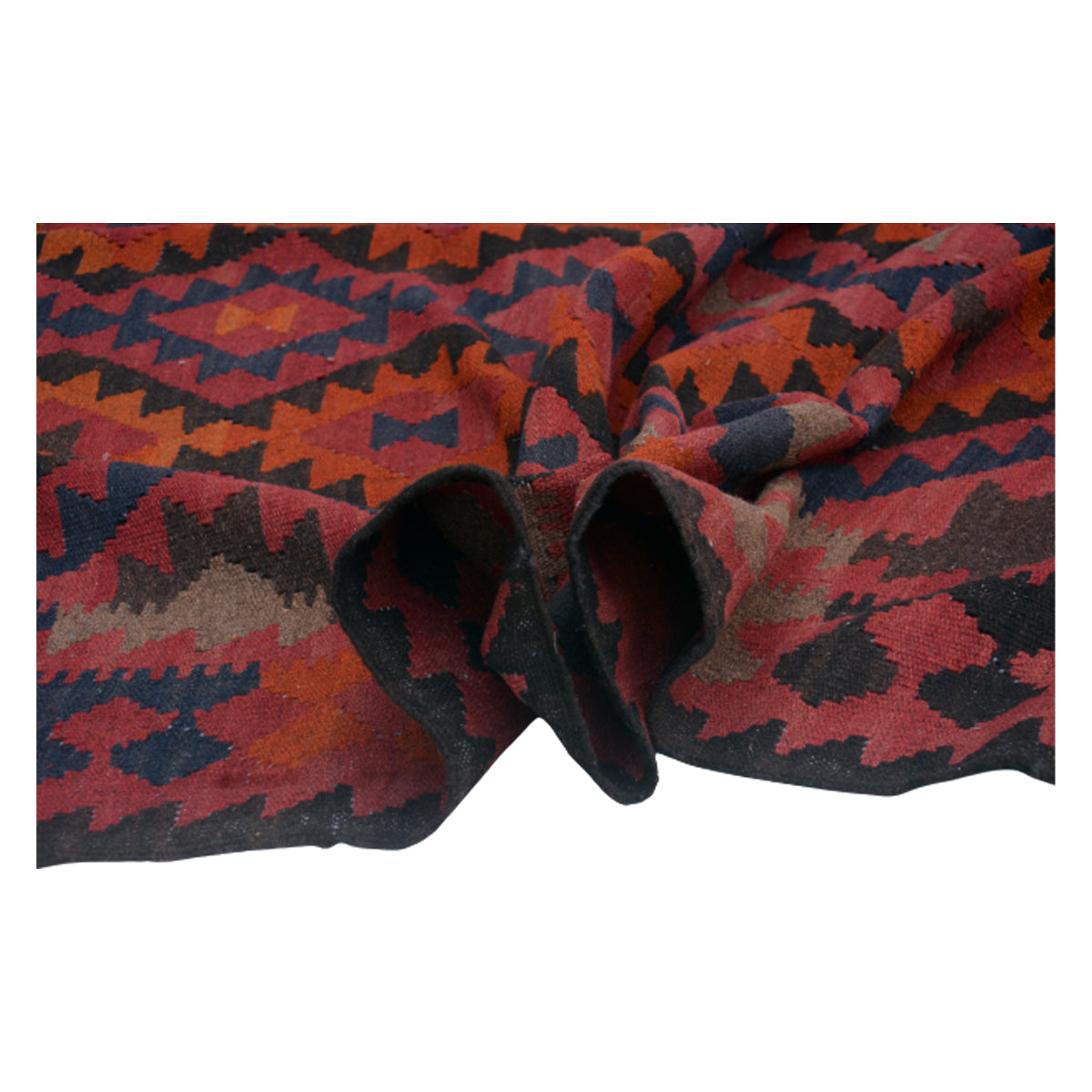 Vintage- Handmade -Sanguine -Brown -Rug