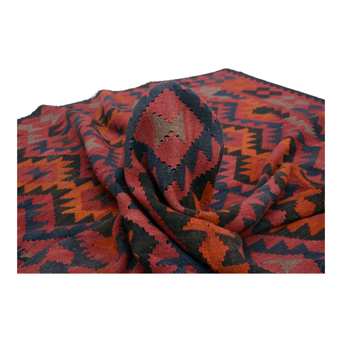 Vintage- Handmade -Sanguine- Brown -Rug