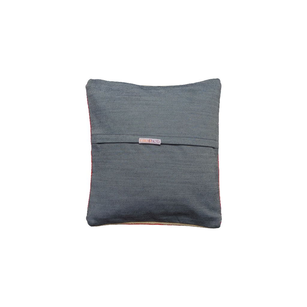 Baluchi Kilim Handwoven Old Brick Cushion Cover