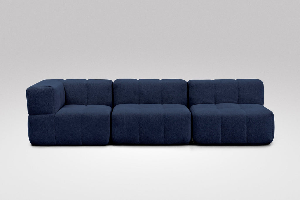 3 Teiliges Modulares Sofa – Blau