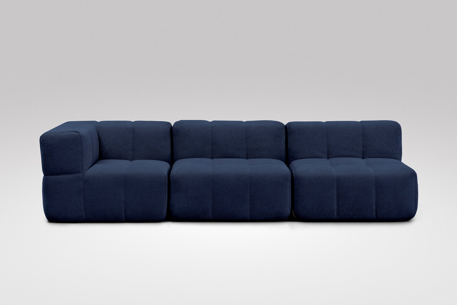 3 Teiliges Modulares Sofa – Blau