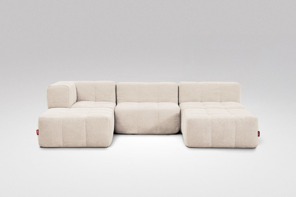 5 Teiliges Modulares Sofa – Beige