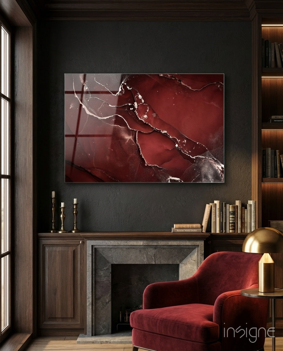 Abstract Glass Wall Art