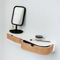 Floating Shelf with Two Drawers, Vanity Desk, 4 Colors