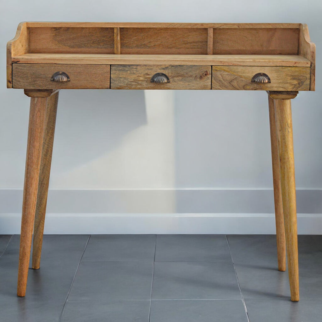 Schune Schreibtisch  smassivem Mangoholz g
