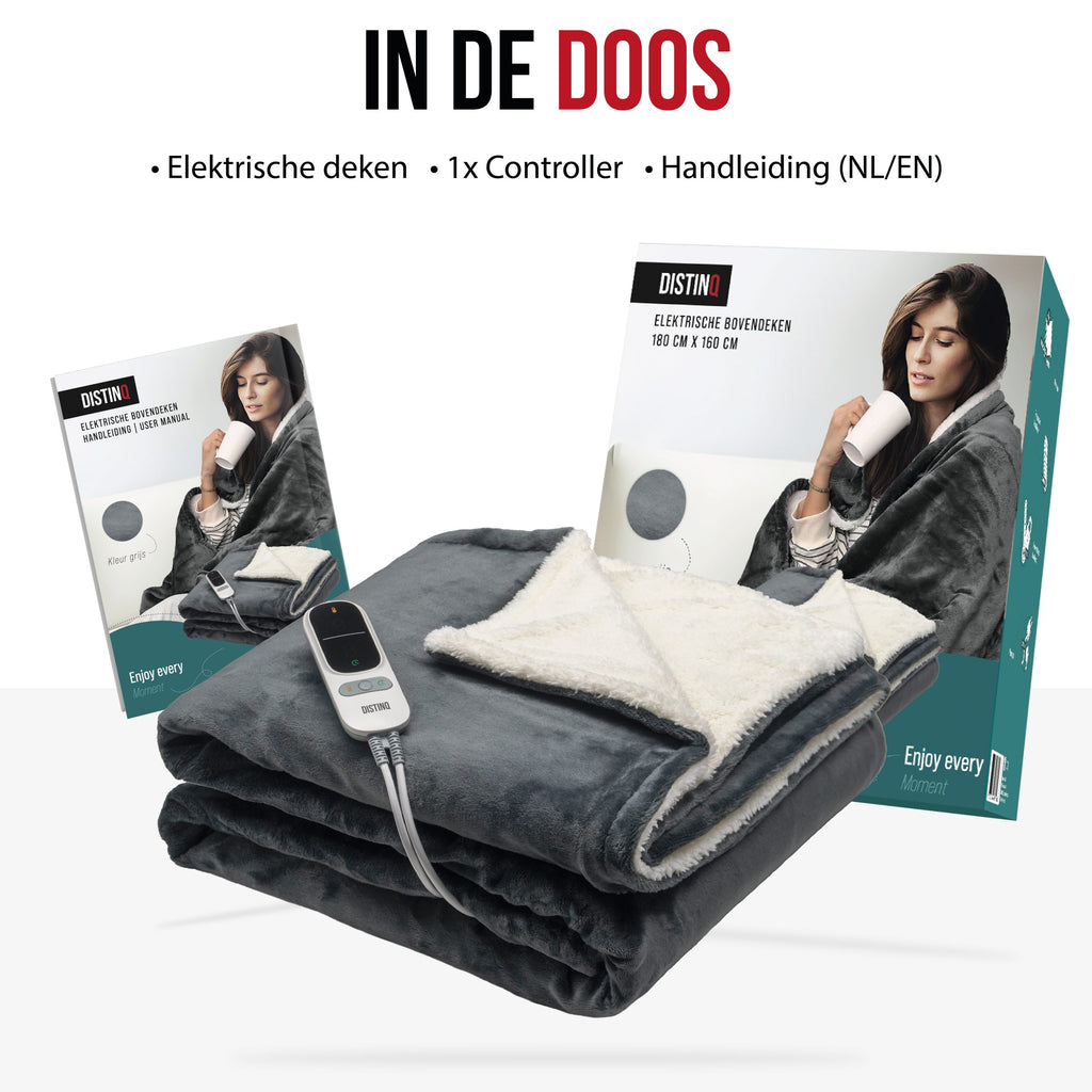 DistinQ Electric Blanket XL Sherpa