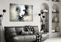 Woman Portrait Glass Wall Art