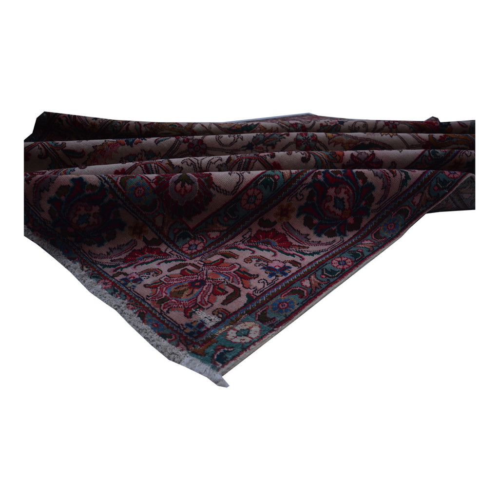 Overdyed -Vintage- Pink- Oriental -Rug