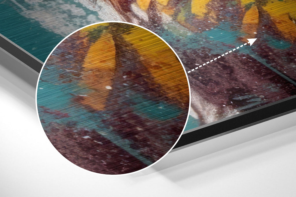 Cool Lion Brushed Aluminum Dibond Wall Art