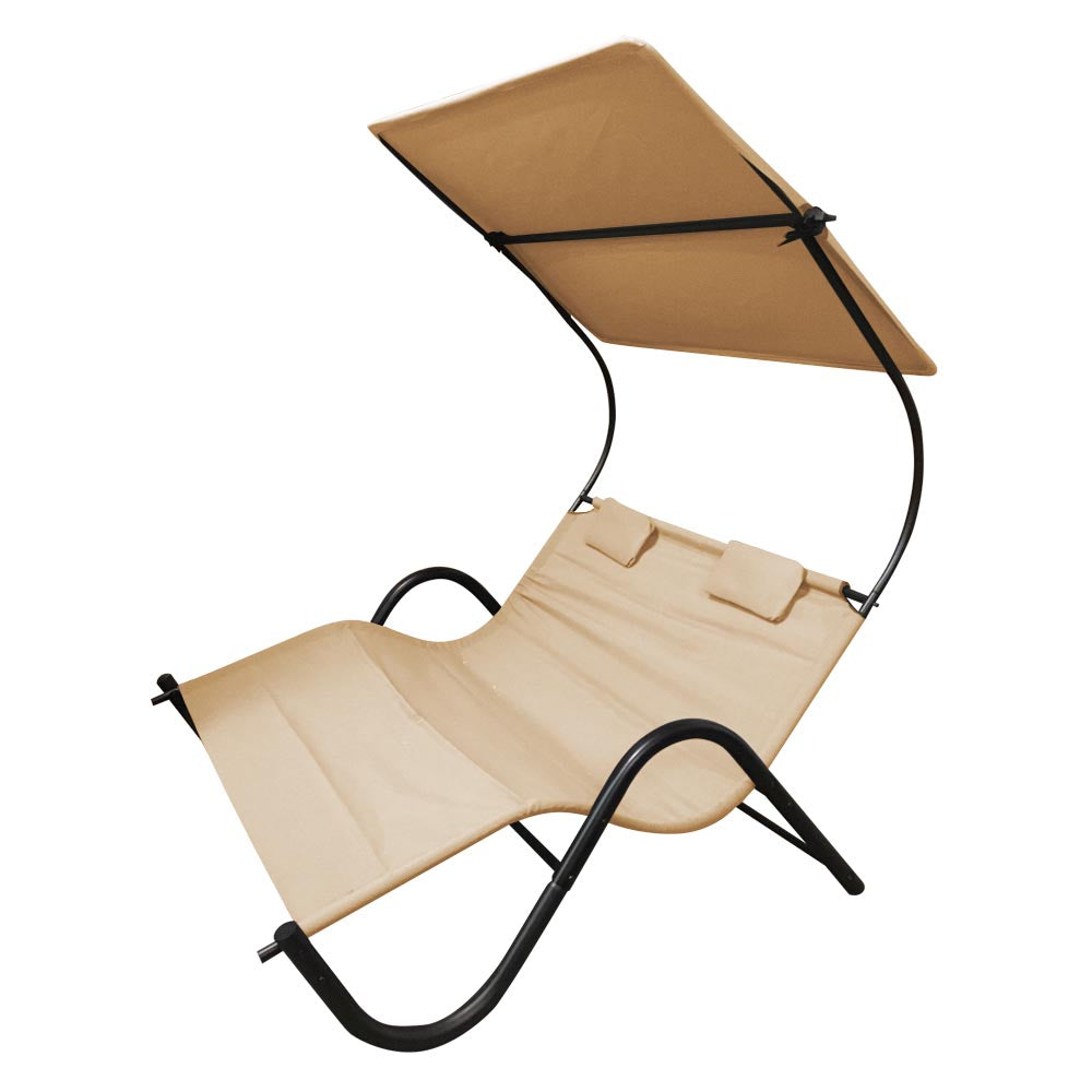 Deluxe-Sonnenliege für 2 Personen in 3 Farben – Beige