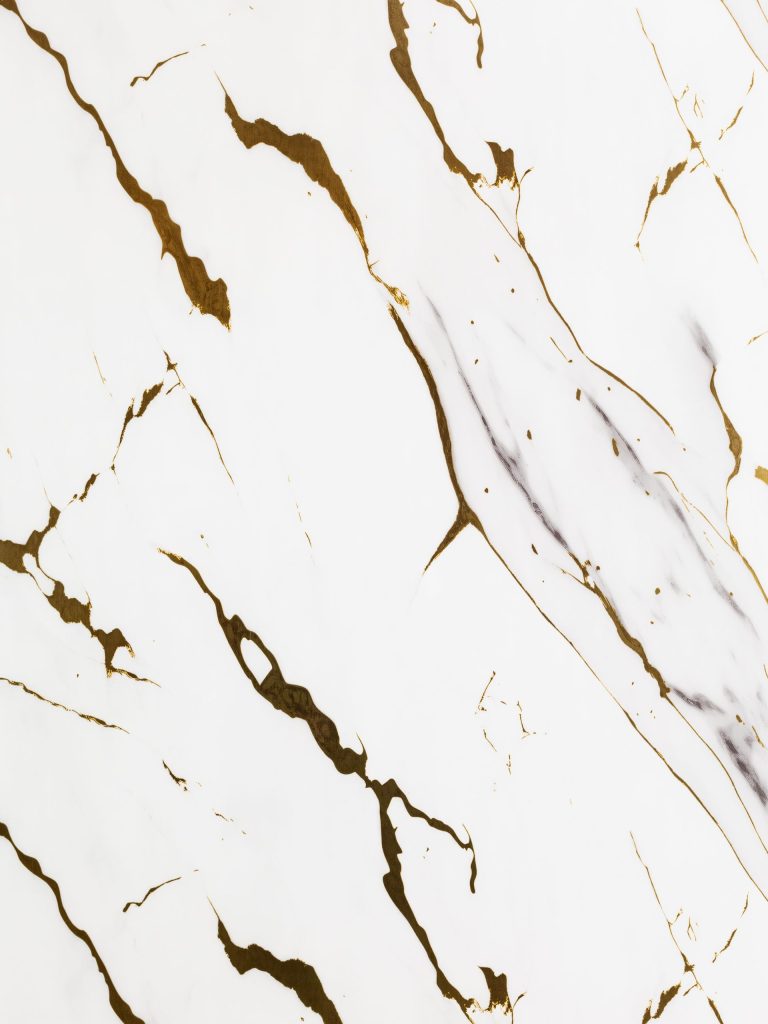 Celestial Pearl Shine Marmor – Weiße Marmor-PVC-Fliese mit Gold