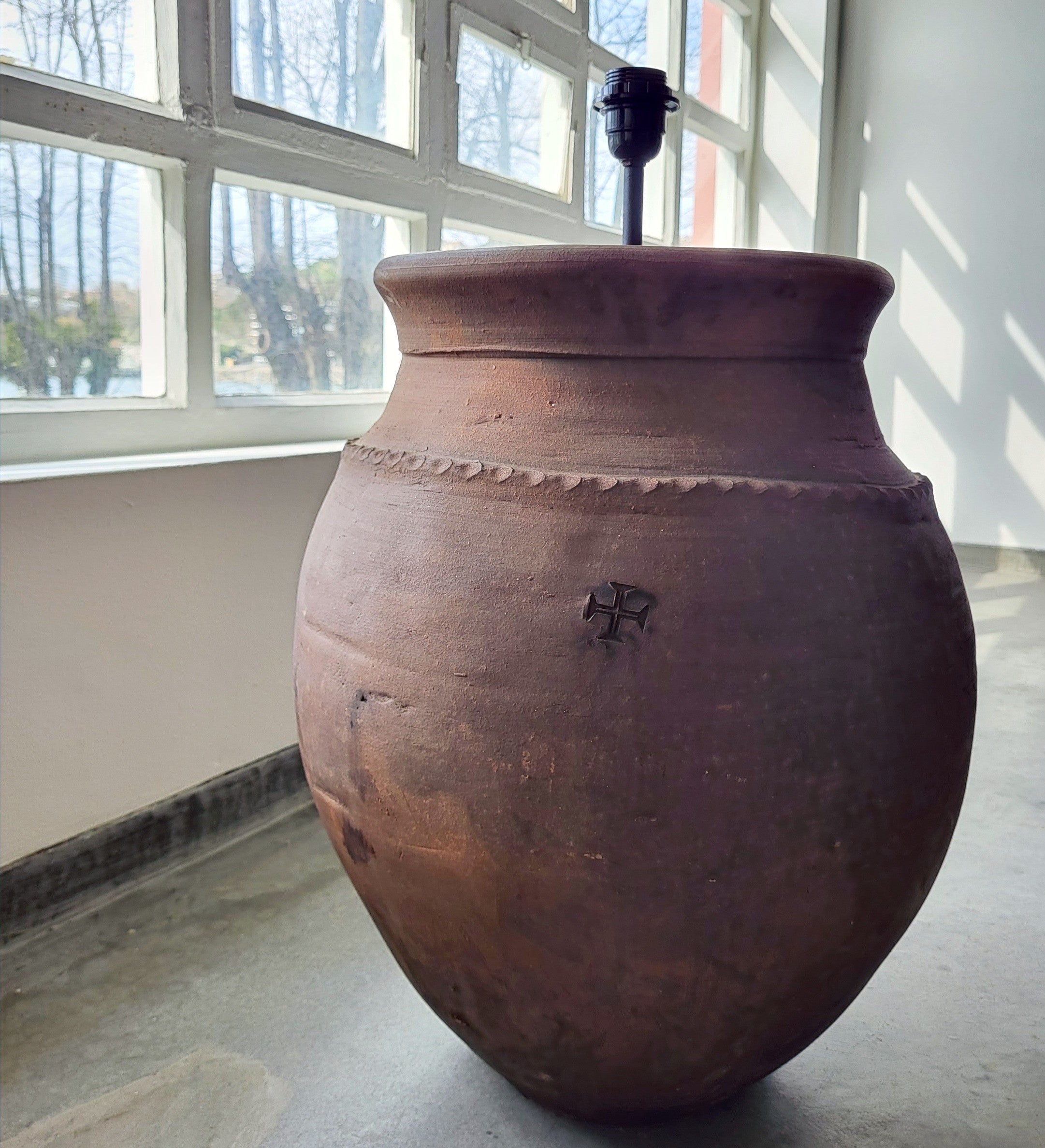 Terracotta Rustic Floor Lamp N°54