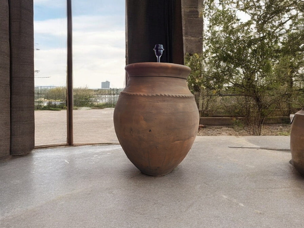 Terracotta Rustic Floor Lamp N°54