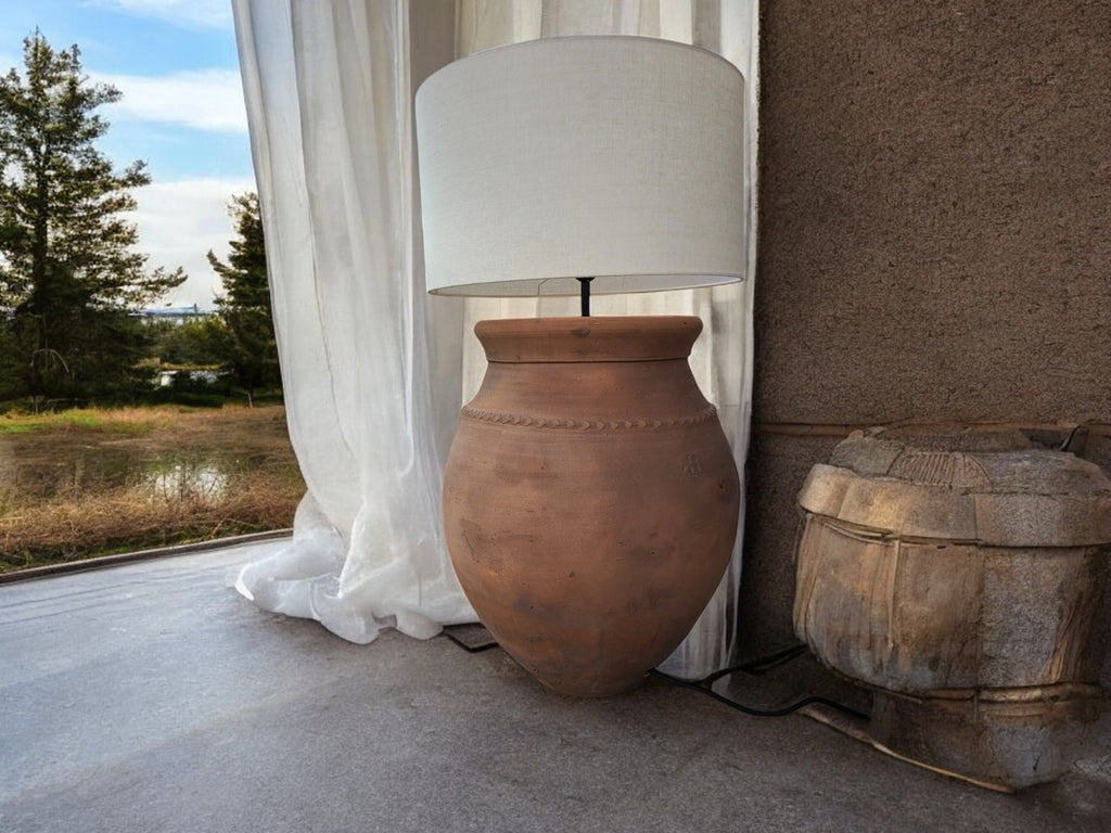 Terracotta Rustic Floor Lamp N°54