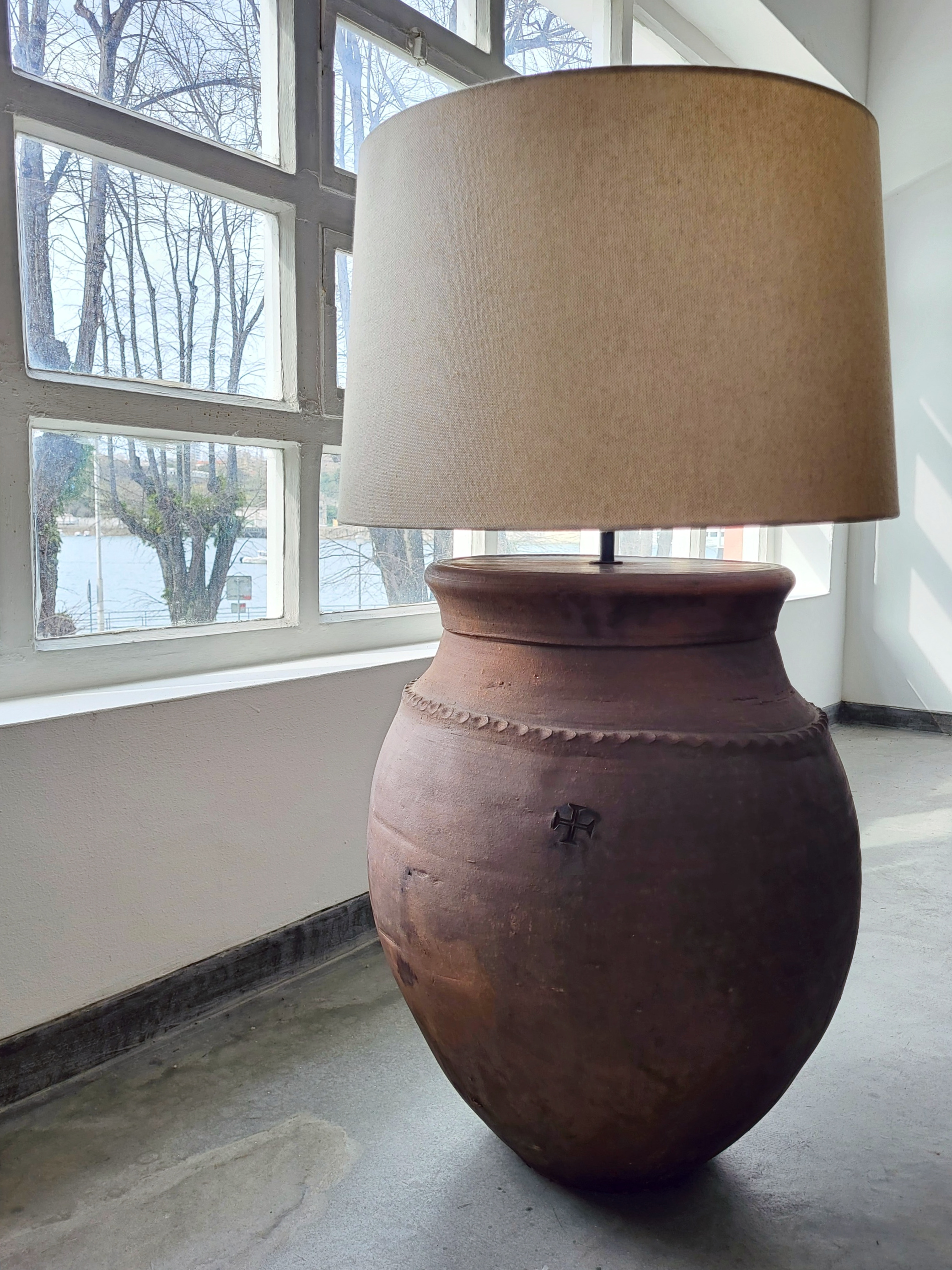 Terracotta Rustic Floor Lamp N°54