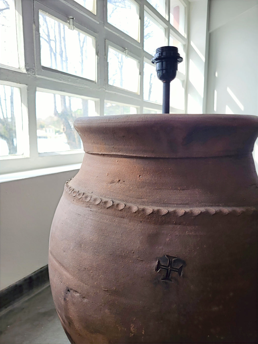 Terracotta Rustic Floor Lamp N°54