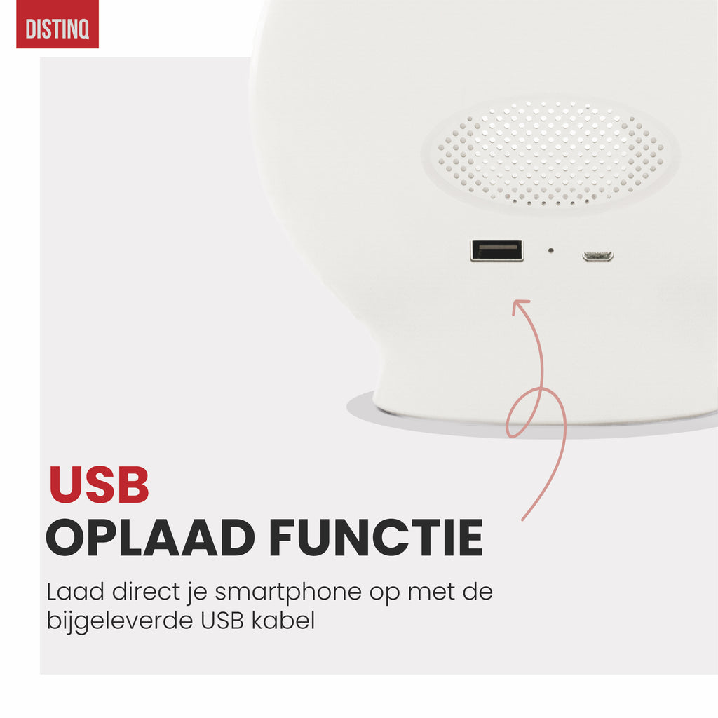 DistinQ Wecklicht WLAN Weiß