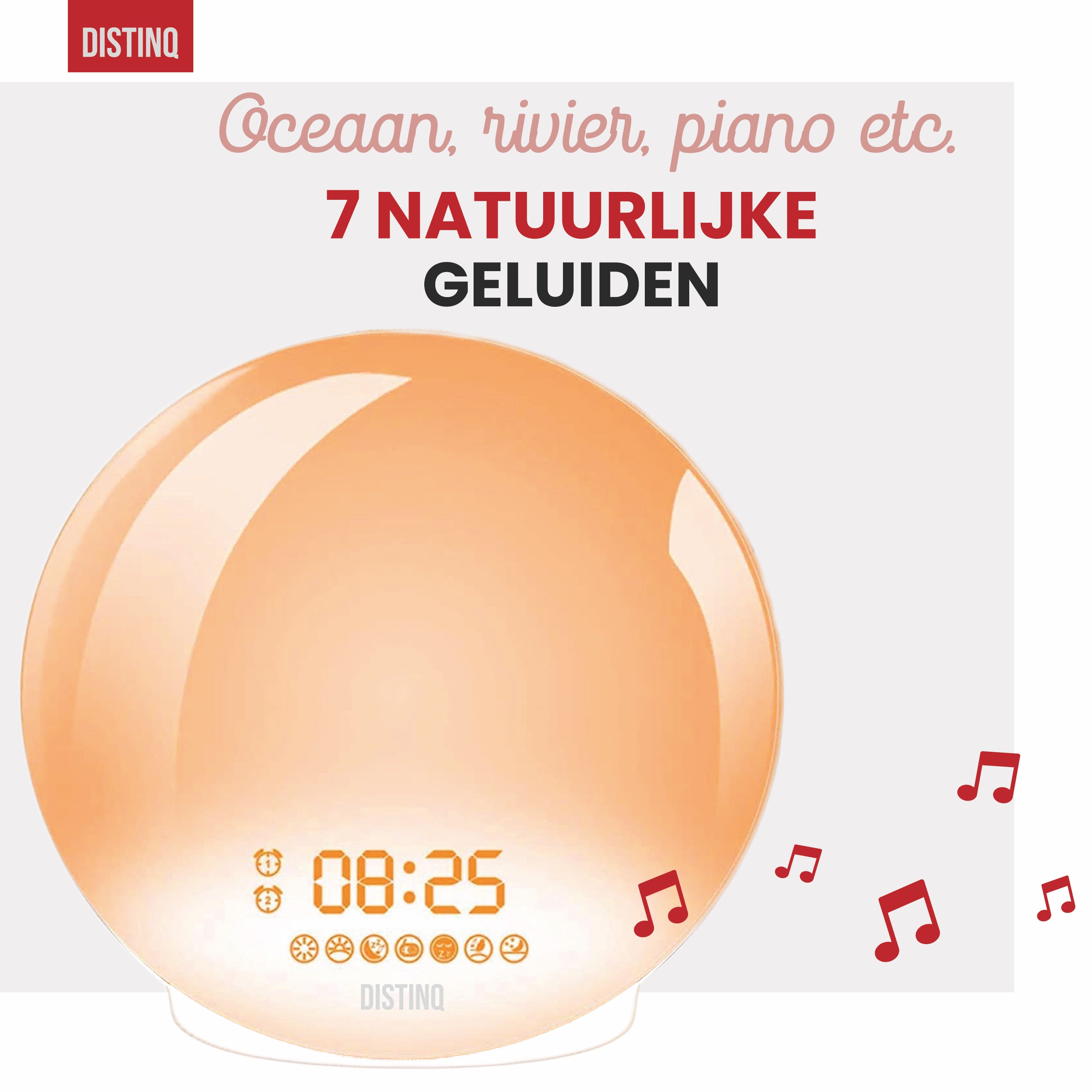 DistinQ Wecklicht WLAN Weiß