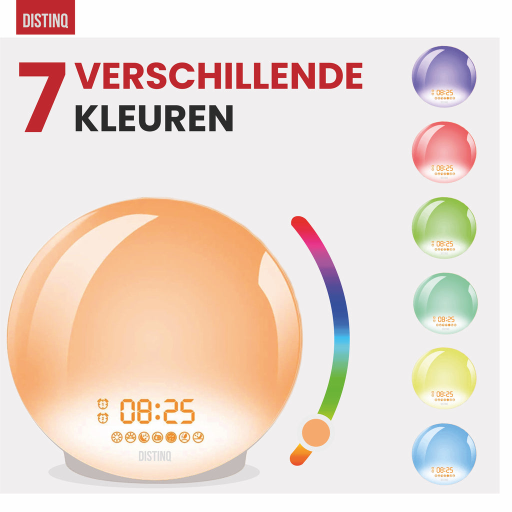 DistinQ Wecklicht WLAN Weiß