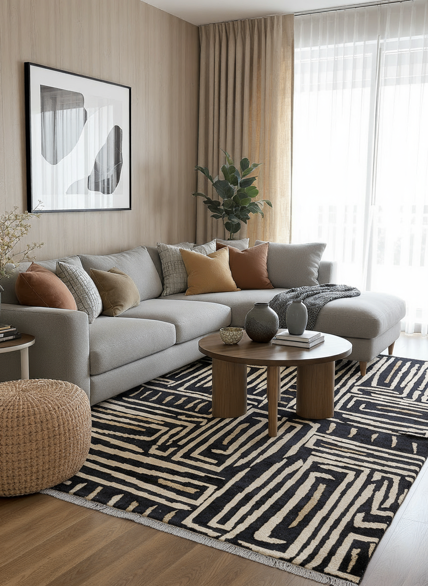 Zulu Hand Knotted Rug - Made to Order