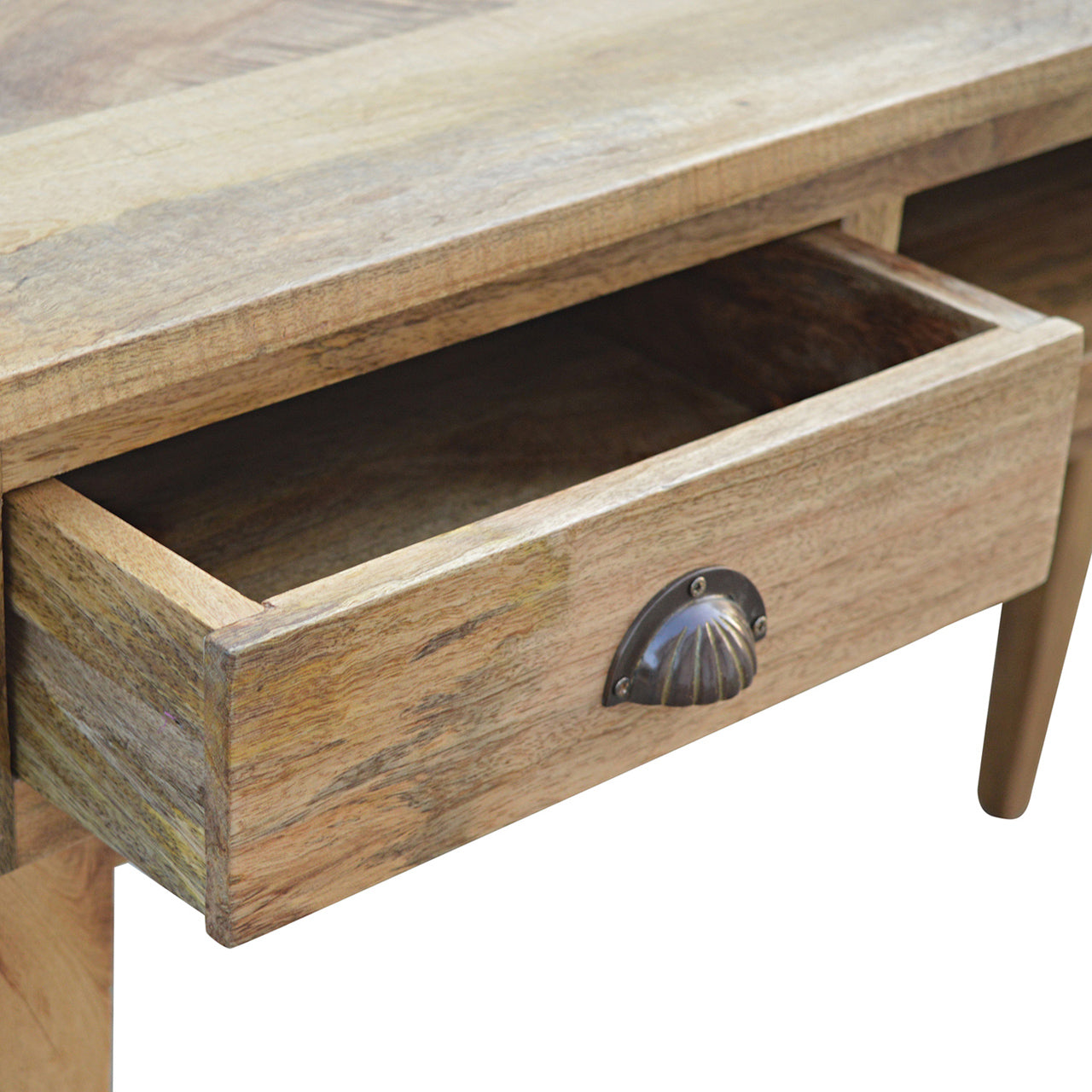 Schöner Schreibtisch aus Holz mit 2 Schubladen