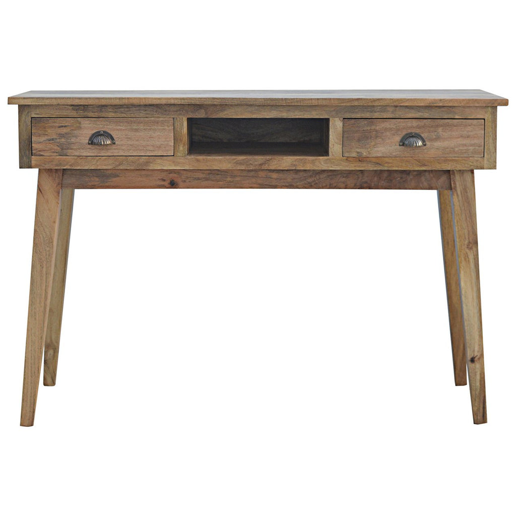 Schöner Schreibtisch aus Holz mit 2 Schubladen