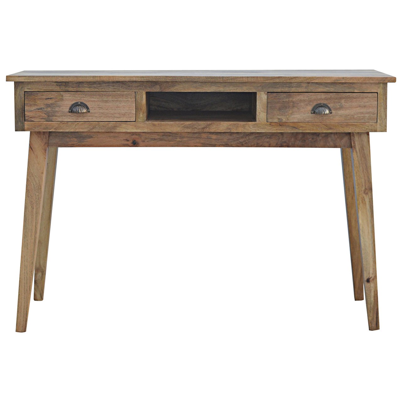 Schöner Schreibtisch aus Holz mit 2 Schubladen