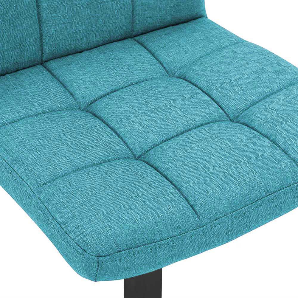 Stoffbezogene Barhocker, 2er-Set, in verschiedenen Farben – Mint